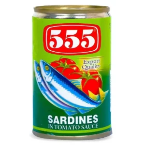 555 - Sardines 555 à la sauce tomate - 155gr