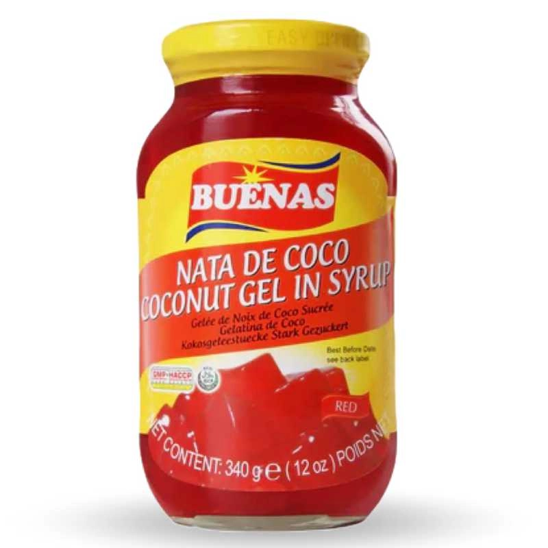Buenas - Gel de coco rouge nata de coco - 340gr
