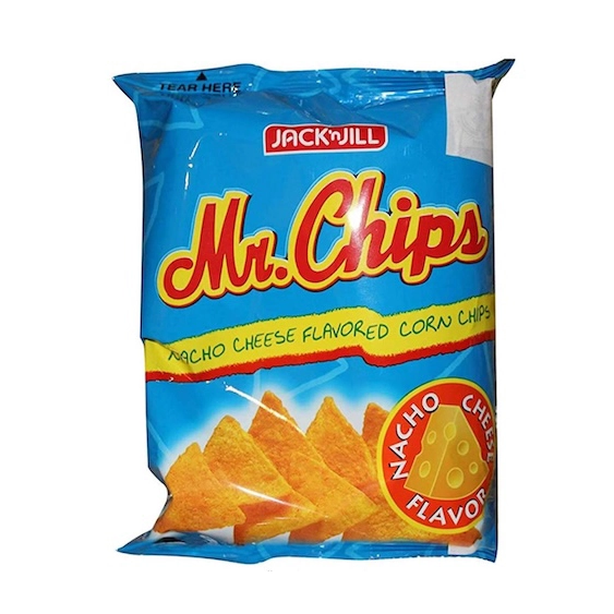 Jack & Jill - Chips de mais gout nacho Mr. Chips - 100gr