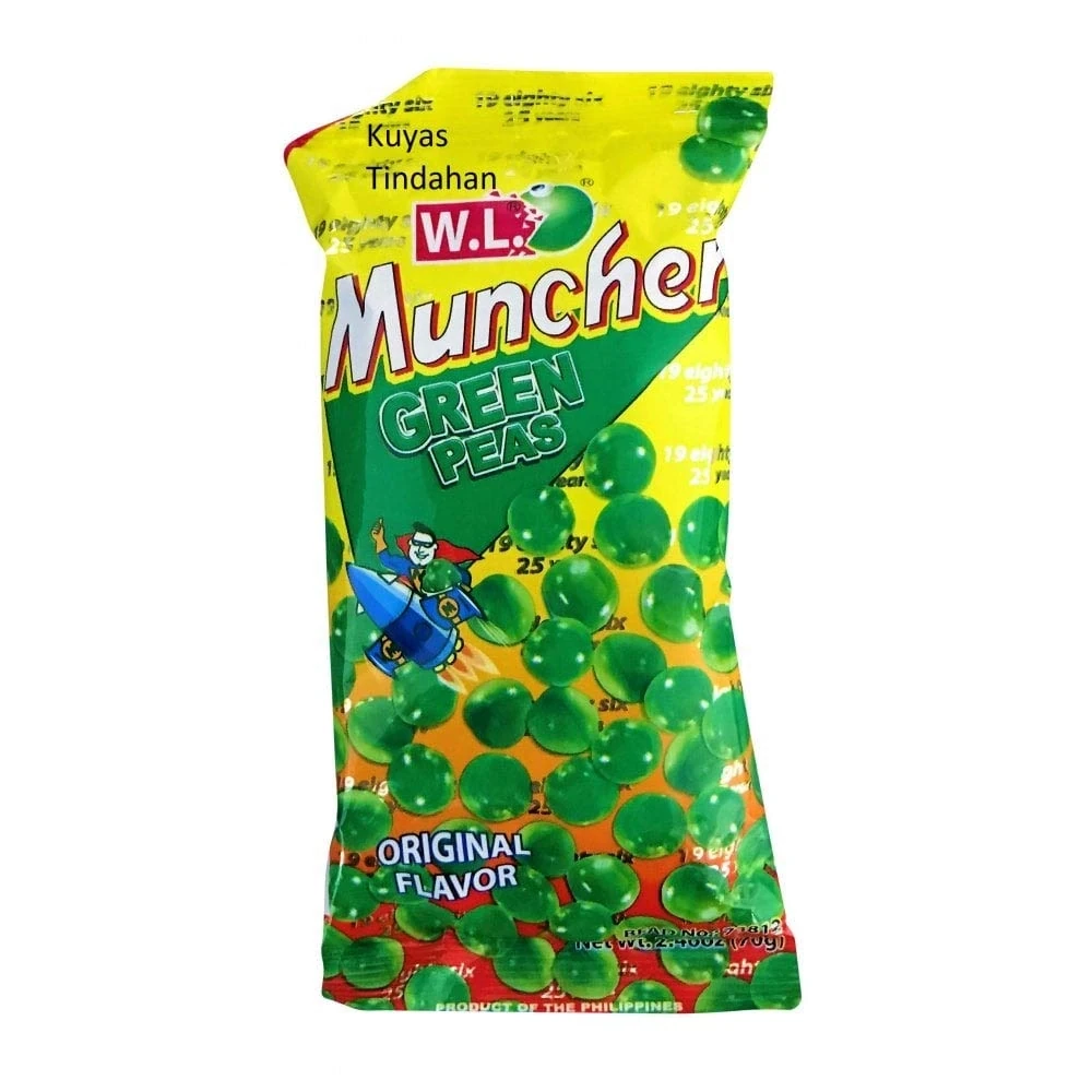 W.L - Petit pois croquants épicés Muncher - 70gr