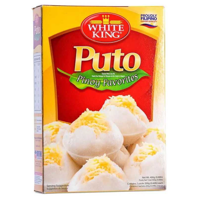 White king - Mélange pour gâteau blanc cuit à la vapeur - Puto - 2 x 200gr